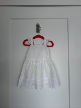 NWOT Carter’s Child of Mine White Eyelet Dress Size 18M